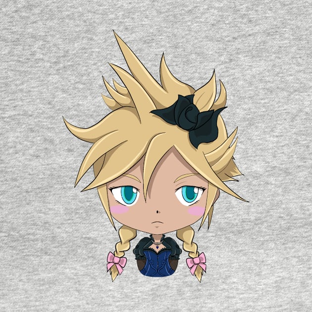 Chibi female cloud by Pastelpandabum